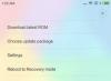 Cómo actualizar el firmware de Xiaomi a través de la actualización OTA Xiaomi mi note no pudo actualizarse