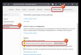 Yandexブラウザに保存されたパスワードを削除するにはどうすればよいですか?